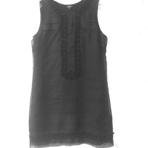 Hobbs Black Tuxedo Shift Dress